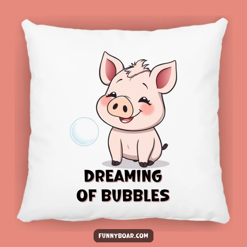 Funny Giggling Boar Pillow: Soft Pig Plush, Comfy and Funny Gift