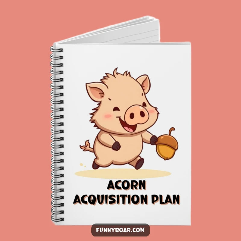Funny Boar Notebook: Jot Down Ideas with Hilarious Short-Legged Boar